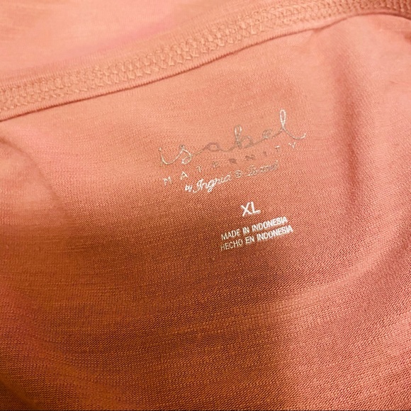 Long sleeve light pink peplum top - Picture 4 of 4